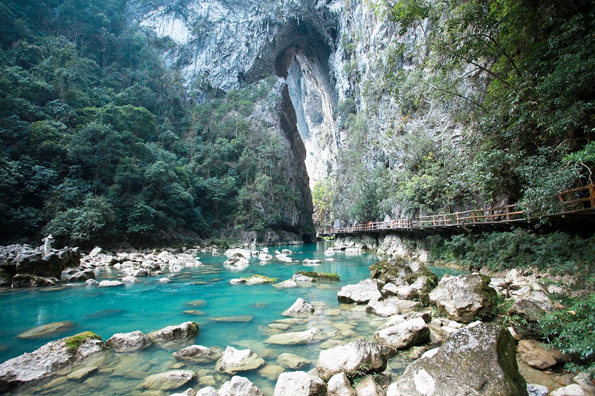 贵州荔波樟江风景名胜区